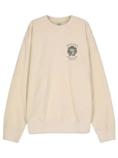 Hotel sweatshirt cream t shirt - SPORTY & RICH - BALAAN 1