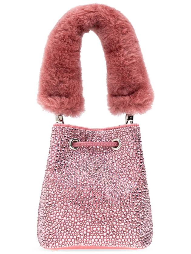 Versace Crystal La Medusa Mini Bucket Bag, Women's, Pink - VERSACE - BALAAN 3