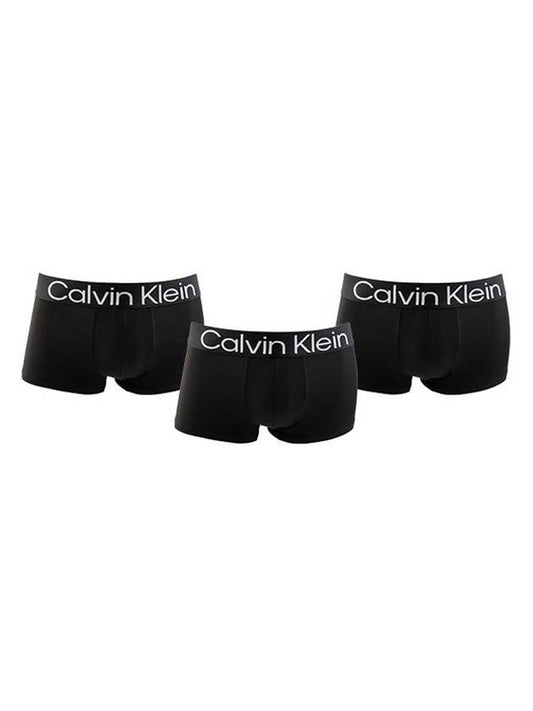 Bold Logo Boxer 3 Pack Briefs Black - CALVIN KLEIN - BALAAN 1