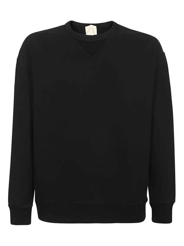 Garment Dyed Cotton Jersey Sweatshirt Black - TEN C - BALAAN 2