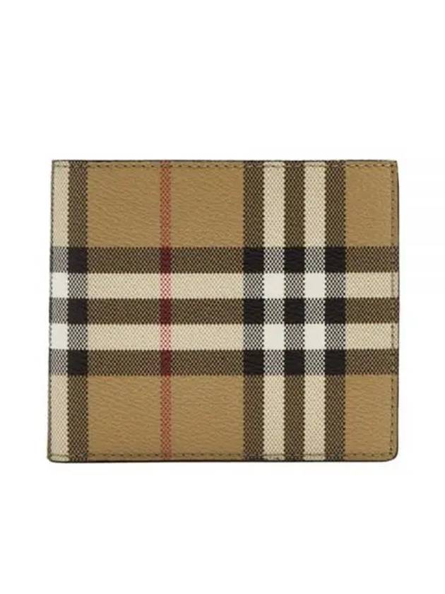 Check Half Wallet Beige - BURBERRY - BALAAN 2