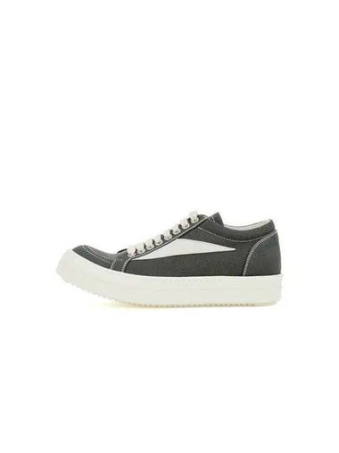 WOMEN DRKSHDW VINTAGE CANVAS SNEAKERS GREEN - RICK OWENS - BALAAN 1