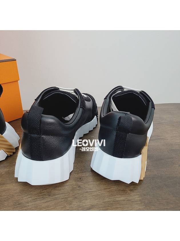 Bouncing Low Top Sneakers Noir - HERMES - BALAAN 7