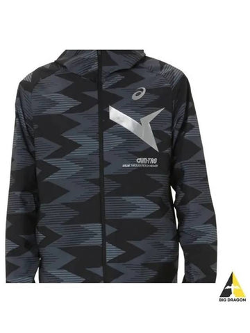 AIM TRG Stretch Cloth Graphic Hooded Jacket 2031E532001 - ASICS - BALAAN 1