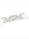 MCM MEZ ASMM02 SV001 Silver Metal Swarovski Crystal Logo Shoe Lace Charm - ETC - BALAAN 6