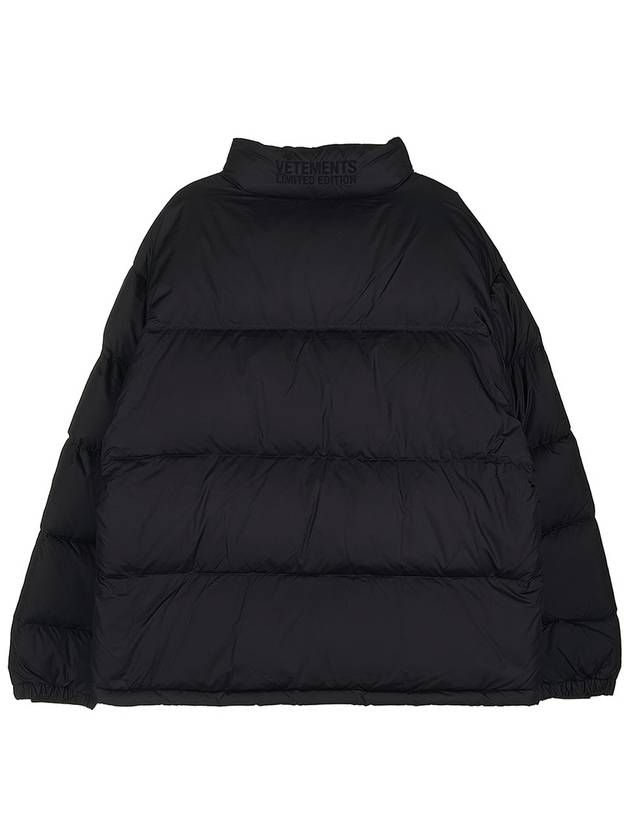 Logo Patch Puffer Down Padding Black - VETEMENTS - BALAAN 3