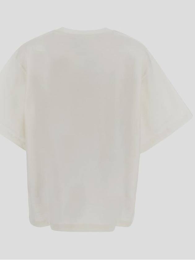 Logo T-Shirt Porcelain - JIL SANDER - BALAAN 3