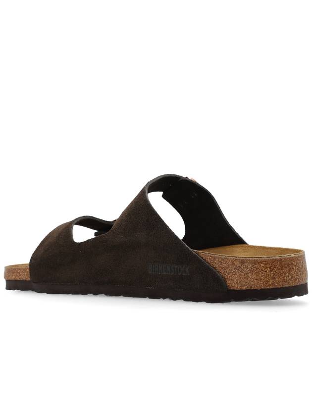 Arizona Suede Slippers Brown - BIRKENSTOCK - BALAAN 6