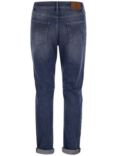 Five-pocket leisure fit trousers in lightweight denim - BRUNELLO CUCINELLI - BALAAN 2