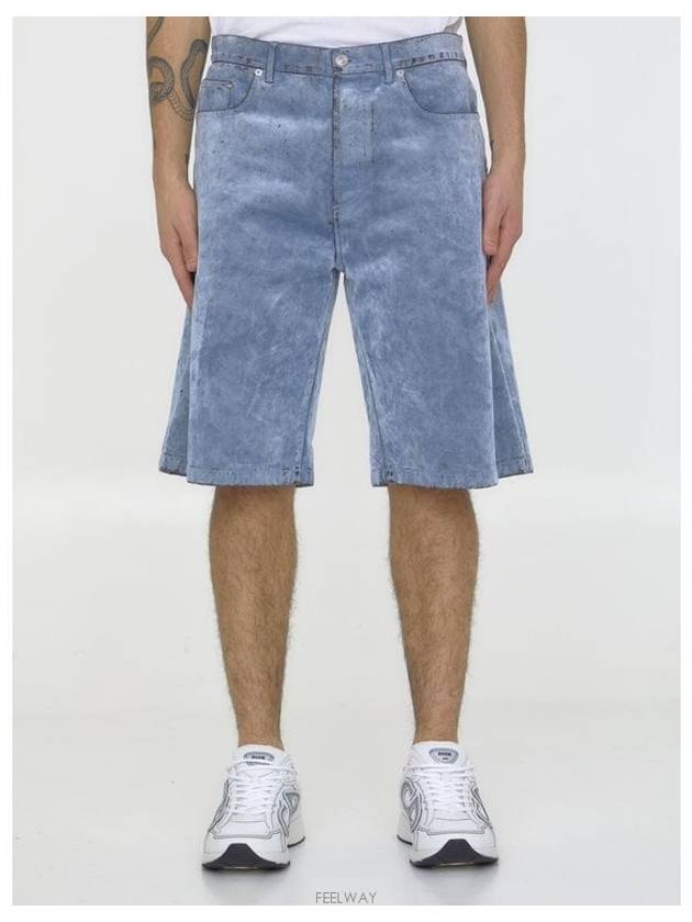 Denim Bermuda Shorts Blue - DIOR - BALAAN 2