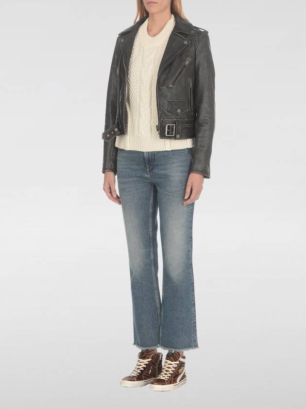 Crop Flared Jeans Blue - GOLDEN GOOSE - BALAAN 3