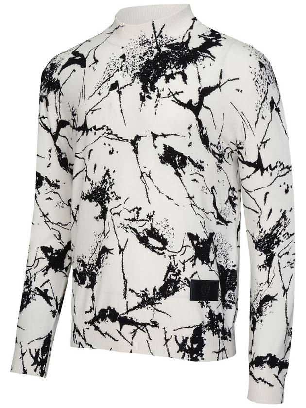 Crack Print Half Zip Up KP OW - PASSARDI - BALAAN 2