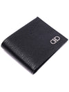 Gancini Half Wallet Black - SALVATORE FERRAGAMO - BALAAN 6