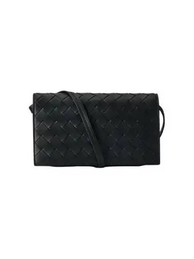 Intrecciato Mini Cross Bag Black - BOTTEGA VENETA - BALAAN 2