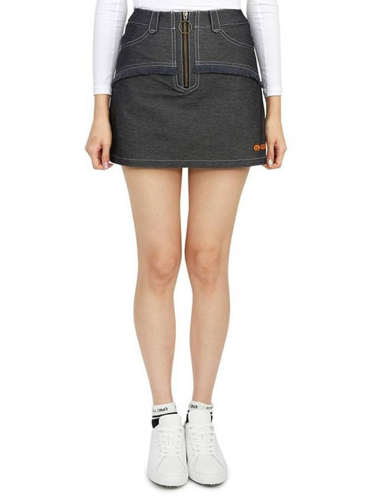 Women's Second Jersey Skirt Black - HORN GARMENT - BALAAN 1