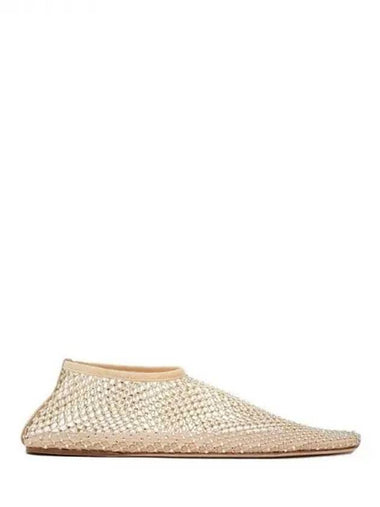 MINETTE Rhinestone Mesh Flat Shoes 271745 - CHRISTOPHER ESBER - BALAAN 1