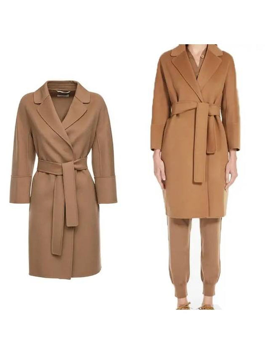 ARONA Belted Wool Coat 2390160439 045 - MAX MARA - BALAAN 1