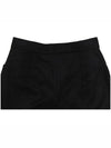Women's Denis Virgin Wool Wide Pants Black - MAX MARA - BALAAN 6