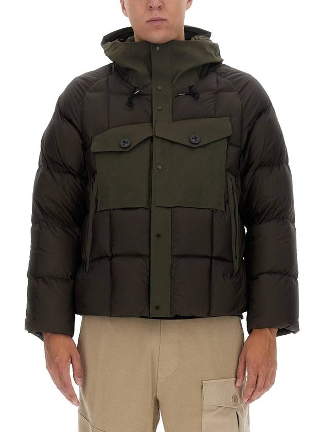 Tanker Combo Down Jacket Green - TEN C - BALAAN 2