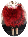 Robot Goat Fur Key Holder Red - PRADA - BALAAN 6