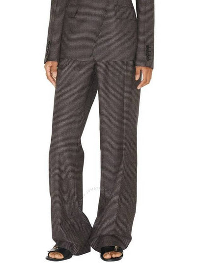 Burberry Gaelle Puppytooth Tailored Wool Trousers Brand Size 4 US Size 2 - BURBERRY - BALAAN 2