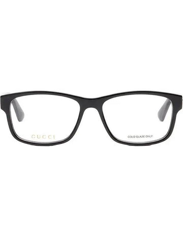 Eyewear GG Square Eyeglasses Black - GUCCI - BALAAN.