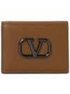 V logo signature men s card wallet P0T39VTQ N58 - VALENTINO - BALAAN 1