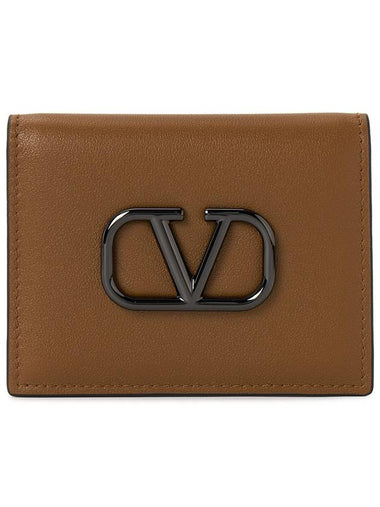 V logo signature men s card wallet P0T39VTQ N58 - VALENTINO - BALAAN 1