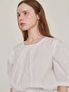 Reve Shirring Half Blouse White - LESEIZIEME - BALAAN 3