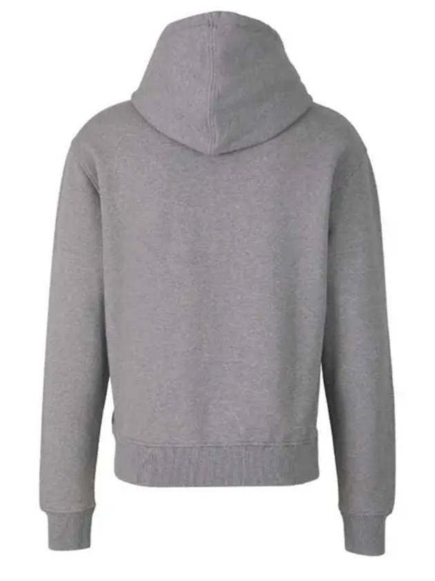 Heart Small Logo Hoodie Grey - AMI - BALAAN 3