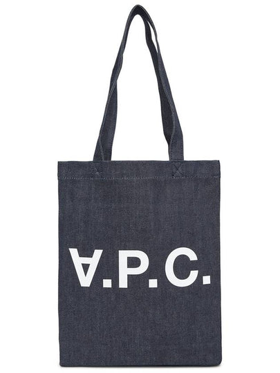 Laure logo denim tote bag blue - A.P.C. - BALAAN 2