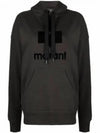 Mansel Logo Hoodie Faded Black - ISABEL MARANT - BALAAN 2