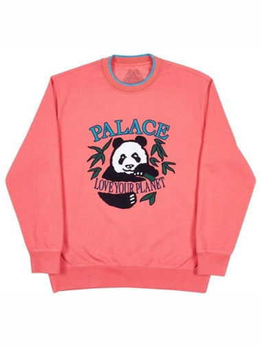 Panda Crew Neck Pink Panda Crew Pink - PALACE - BALAAN 1