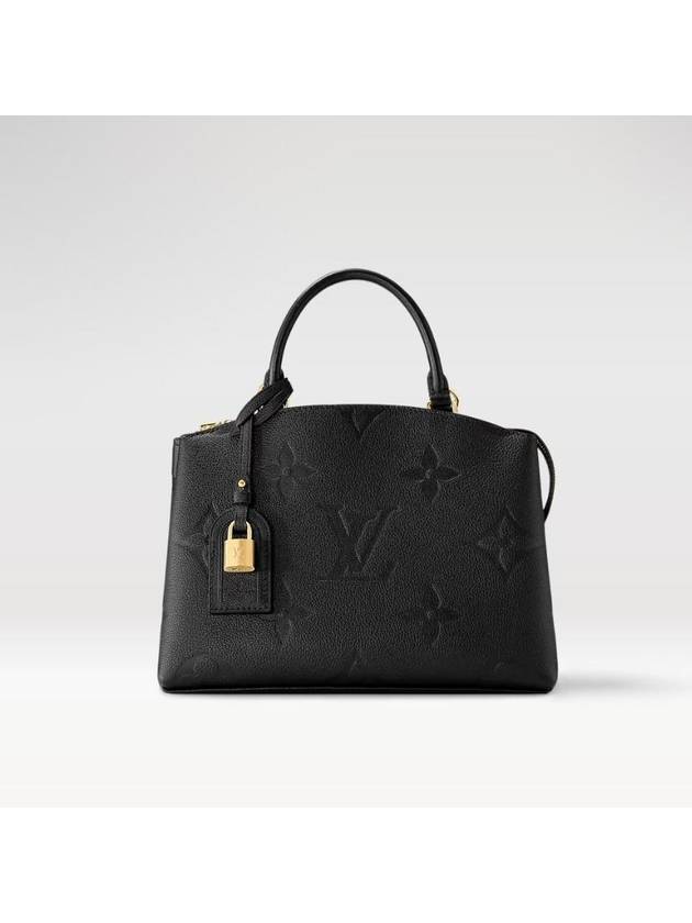 Petit Palais Monogram Empreinte Tote Bag Black - LOUIS VUITTON - BALAAN 2