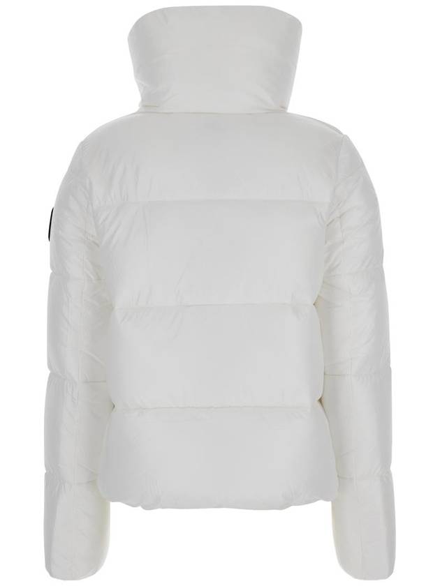 'Isla' White Down Jacket With Oversized Neck In Nylon Woman - SAVE THE DUCK - BALAAN 2