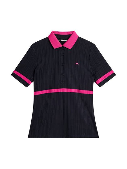 Golf Moira Short Sleeve Polo Shirt Navy - J.LINDEBERG - BALAAN 2