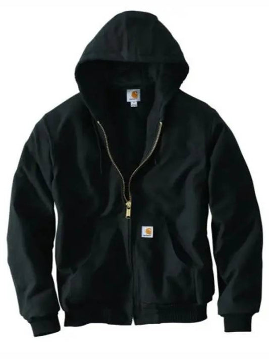 Loose Fit Firm Duck Insulated Flannel Lined Active Jac 106673 BLK Jacket - CARHARTT - BALAAN 1