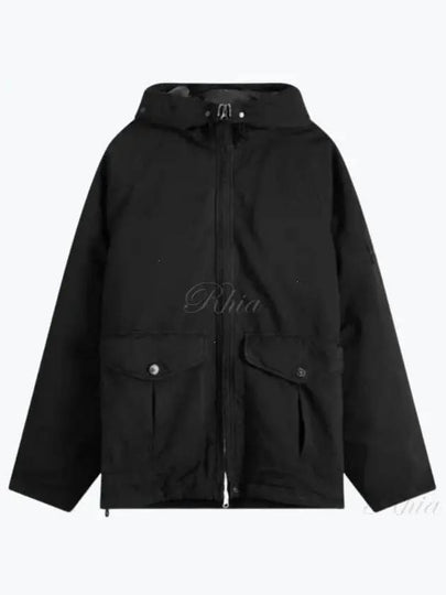 Logo David TC Down Hooded Jacket Black - STONE ISLAND - BALAAN 2