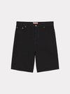 Men's Black Denim Short Pants FD55DS3366C1 BM - KENZO - BALAAN 3