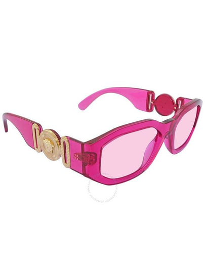 Versace Pink Geometric Unisex Sunglasses VE4361 5334/5 53 - VERSACE - BALAAN 2