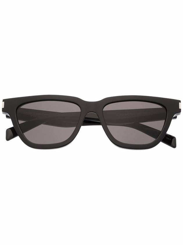 SL 46 Logo Sunglasses Black - SAINT LAURENT - BALAAN 5