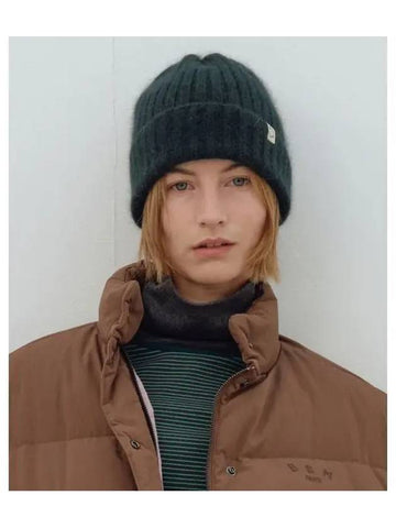 SOFT ANGORA BEANIE GREEN - BENSIMON - BALAAN 1