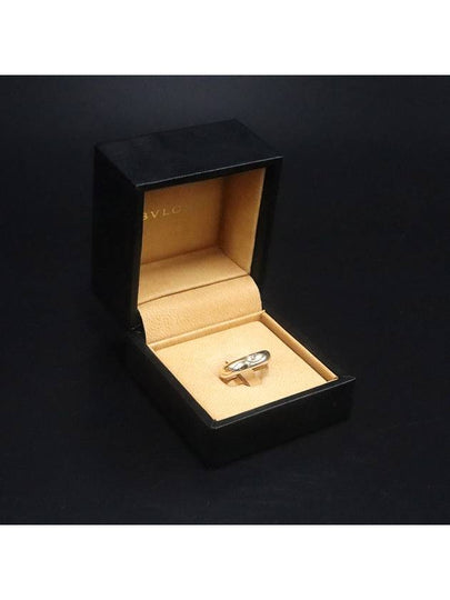 Women s Bvlgari 18K yellow white gold Onda ring Korea No 9 gt Gangbuk used luxury goods - BVLGARI - BALAAN 2