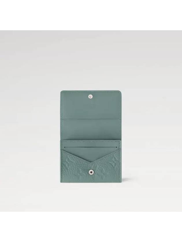 Envelope Business Card Wallet Green - LOUIS VUITTON - BALAAN 4