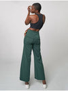 Wide Legging Pants Dark Green - ATHPLATFORM - BALAAN 4