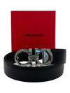 Ferragamo Gancini Reversible Belt 725421 - SALVATORE FERRAGAMO - BALAAN 1