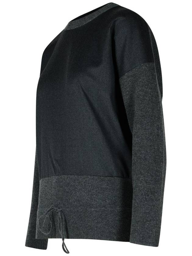 Fabiana Filippi Grey Wool Blend Sweater - FABIANA FILIPPI - BALAAN 2