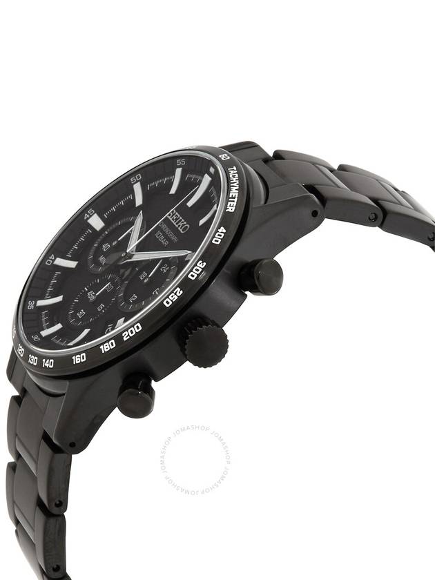 Seiko Chronograph Quartz Black Dial Men's Watch SSB415P1 - SEIKO - BALAAN 2