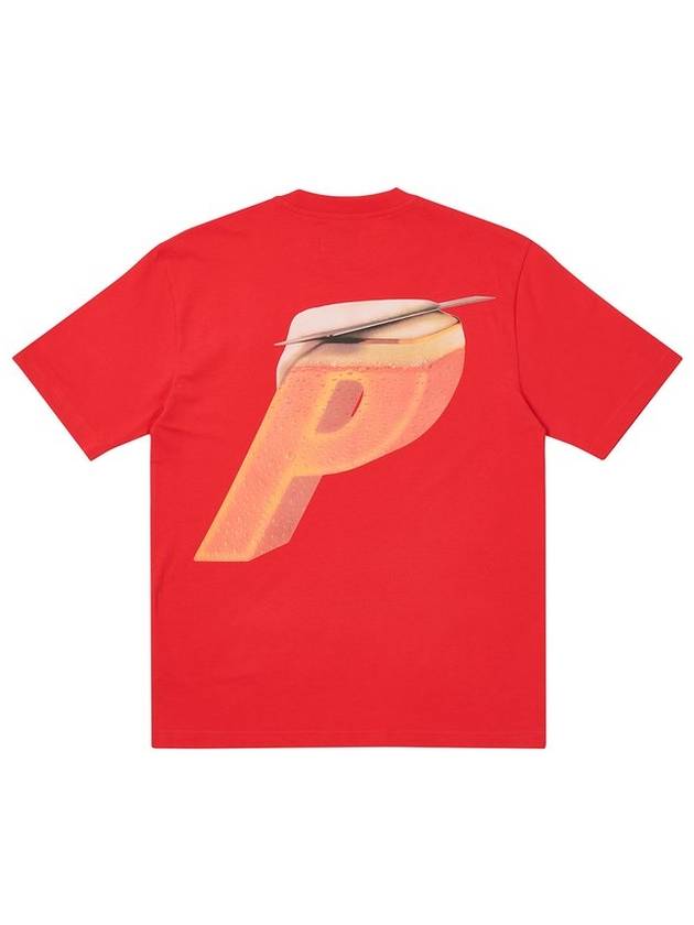 x Stella Artois P Scheme TShirt Red - PALACE - BALAAN 3