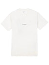 Jersey Reverse Print Short Sleeve T-Shirt White - CP COMPANY - BALAAN 3